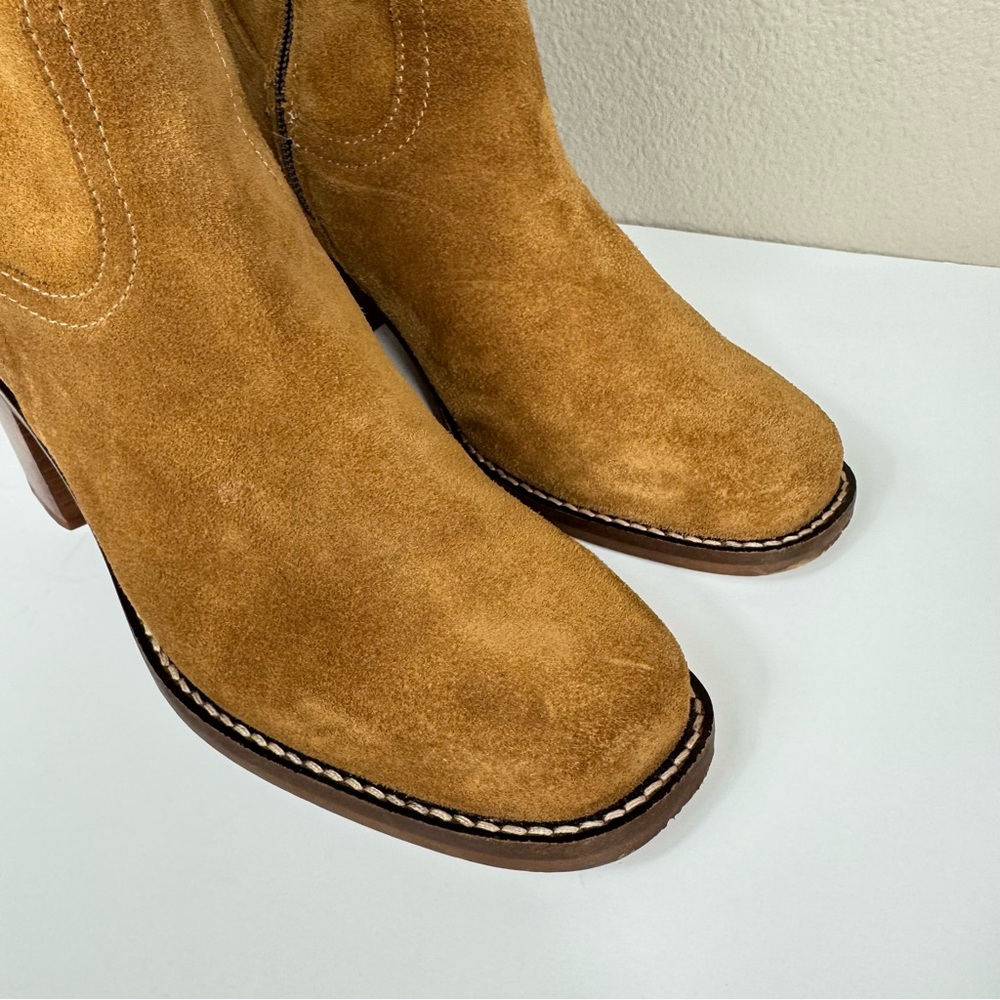 PORTLAND LEATHER Patina Oslito Suede Boots in Sand Orig $265 - Picture 8 of 12